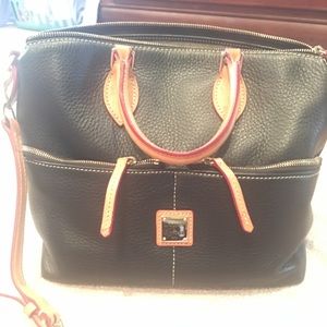 DOONEY & BOURKE DOUBLE POCKET SATCHEL
